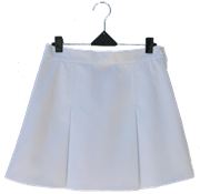 inverted pleat skirt - microfibre