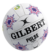 Gilbert Pulse netball - white - size 4