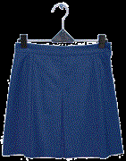 box pleat skirt - microfibre