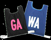 position bibs - poly twill - screen printed