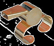 gold fingergrip whistle
