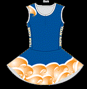 Sport Netball standard bodysuit - Breakers 2