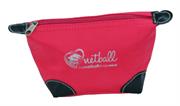 Love Netball small zippered bag